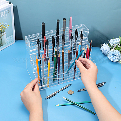 3-stöckiges Acryl-Organizer-Display-Riser-Rack&nbsp;ODIS-WH0007-72