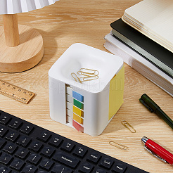 Пластиковый выдвижной держатель для заметок и рулонный диспенсер для липких заметок&nbsp;AJEW-WH0695-247A