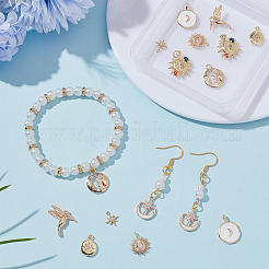 16шт 8 стиля латунные подвески&nbsp;KK-WR0001-34