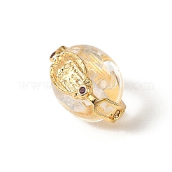 Perlas de cristal de cuarzo natural&nbsp;KK-D262-08G-06