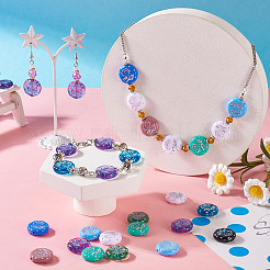 90шт 9 стильные непрозрачные и прозрачные акриловые бусины&nbsp;MACR-TA0001-45