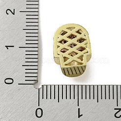 Латунные микропаве бусины красного фианита ZIRC-P119-12G