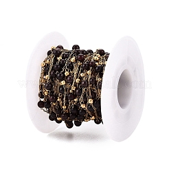 Гранатовые бусины ручной работы цепочки&nbsp;CHS-T006-22G-A