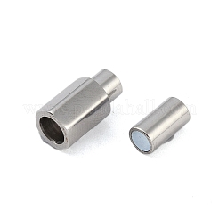 Fermoirs magnétiques en acier inoxydable 304 résistant au ternissement avec emembouts collées&nbsp;STAS-K282-01A-P