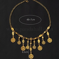 Ожерелья-нагрудники с кисточками из цинкового сплава в этническом стиле для женщин FS-WG93FDD-01