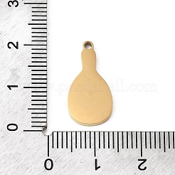 Подвески из нержавеющей стали 304 с эмалью&nbsp;STAS-F335-01E