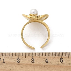 Кольца-манжеты из нержавеющей стали 304 с кубическим цирконием для женщин&nbsp;RJEW-D302-02G-04