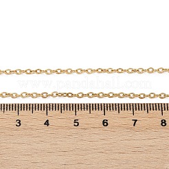 Ионное покрытие (ip) 304 нержавеющая сталь кабель цепи ожерелья NJEW-K090-01G