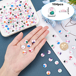 Cabochons di vetro&nbsp;GGLA-PH0001-07A