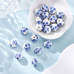 20шт фарфоровые бусины ручной работы&nbsp;PORC-FP0001-03A