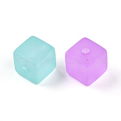 Матовые прозрачные акриловые бусины FACR-N006-03