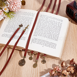 4 шт. закладка из коровьей кожи AJEW-HY00013