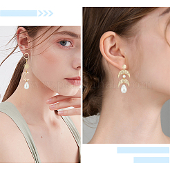 30 шт. 3 стильных кольца и плоские круглые и круглые латунные серьги-гвоздики фурнитура DIY-CN0002-90