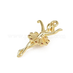 Латунные микро проложить кубического циркония подвески&nbsp;KK-D409-42G-A