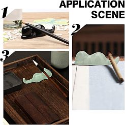 4 шт. 4-х стильный фарфоровый держатель для китайских кистей DJEW-NB0001-10