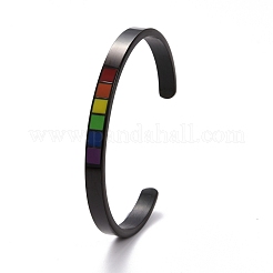 Brazalete del orgullo del arco iris&nbsp;BJEW-F419-15EB