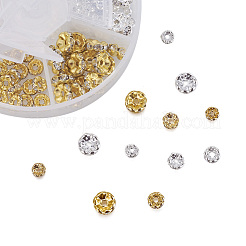 Perline distanziatori strass in ottone&nbsp;RB-JP0002-13A