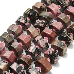 Природные родонит бисер нитей G-L642-H08-01