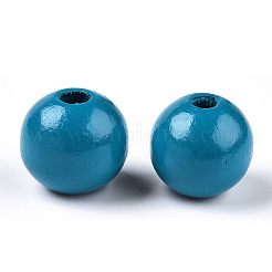 Деревянные европейские бусины WOOD-CJC0018-02J