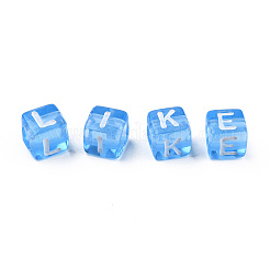 Прозрачные акриловые бусины&nbsp;LS-TACR-ywc0001-01F