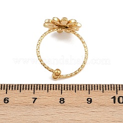 Кольца-манжеты из нержавеющей стали 304 с эмалью для женщин&nbsp;RJEW-K303-09G