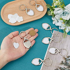 Заготовки для сублимационного брелока из железа с цинковым сплавом&nbsp;KEYC-FH0001-52