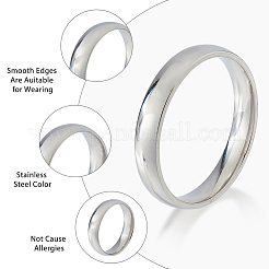 18 шт. 18 стиля колец из нержавеющей стали 304 и 201 для женщин и мужчин&nbsp;RJEW-HS0001-03