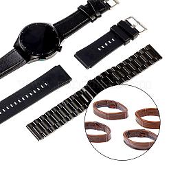 20шт кожаный ремешок для часов безель AJEW-FH0005-08B