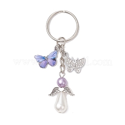 8шт пластиковый брелок с имитацией жемчуга KEYC-JKC01307