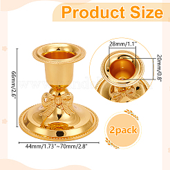 Подсвечники из цинкового сплава&nbsp;AJEW-WR0003-13G