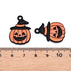 Подвески из эмалевого сплава с распылением на тему Хэллоуина&nbsp;ENAM-T020-09A