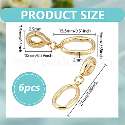 6 шт. застежки-крутилки из цинкового сплава FIND-FH0016-55G