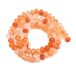 Натуральный красный агат бисер нитей&nbsp;G-C259-A37-5x8mm