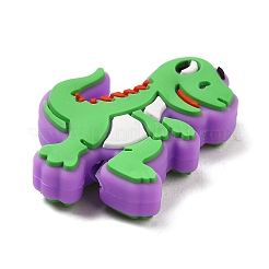 Perles focales en silicone écologiques de qualité alimentaire de dinosaure de dessin animé&nbsp;SIL-Q022-05A