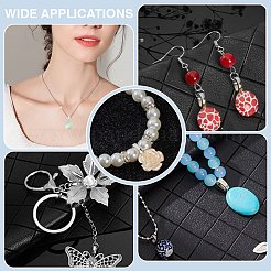 1 шт. 925 плоские клеевые скобы из стерлингового серебра STER-GA0001-30