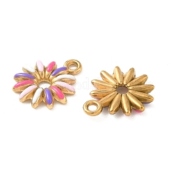 Подвески из нержавеющей стали 304 с эмалью&nbsp;STAS-I346-15G-02