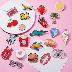 Акриловые защитные броши PH-JEWB-G006-01