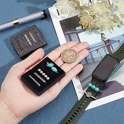 8 шт. синтетический бирюзовый браслет для часов в виде конского глаза FIND-NB0003-22