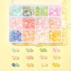 360 шт. 12-х цветные матовые прозрачные акриловые бусины&nbsp;OACR-FS0002-23