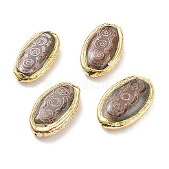 Тибетского стиля бусы дзи&nbsp;LS-KK-F836-07A-G