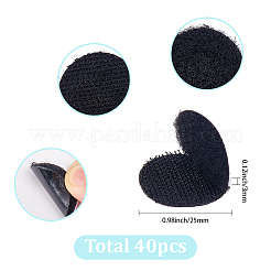 40 шт. самоклеящийся нейлон с полиэстеровыми липучками&nbsp;AJEW-SP0003-24B