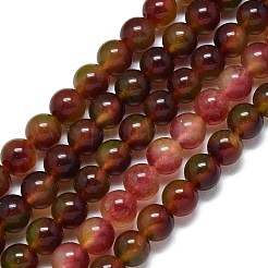 Натуральный Malaysia нефритовые бусы пряди&nbsp;G-B165-C05-12mm