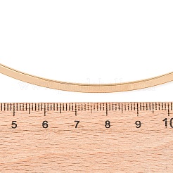 Ожерелье-чокер из нержавеющей стали толщиной 3 мм 201&nbsp;NJEW-Z098-04G