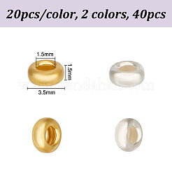 40 шт. 2 цвета s925 серебряные бусины&nbsp;STER-DR0001-16A