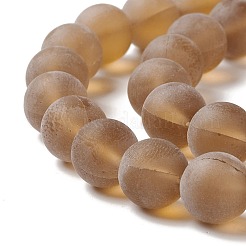 Chapelets de perles en pierre de lune synthétique&nbsp;G-E573-01C-07