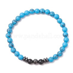 2 шт. браслет из натурального черного оникса&nbsp;BJEW-JB13437