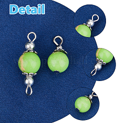 Тема чакры натуральные и синтетические смешанные драгоценные камни подвески и соединительные элементы для самостоятельного изготовления ювелирных изделий наборы для поиска DIY-FH0006-77