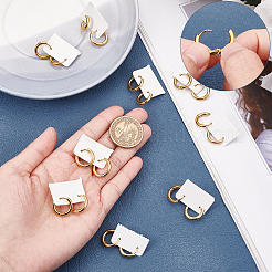 12 пара сережек-колец Huggie Hoop из нержавеющей стали 304 EJEW-SC0001-24