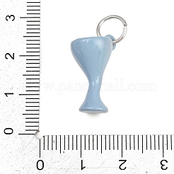 304 Edelstahl-Emaille-Anhänger&nbsp;STAS-L312-04P-06