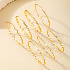 7 шт. 7 стиля однотонных браслетов из сплава для женщин&nbsp;FS-WGFB6BA-01